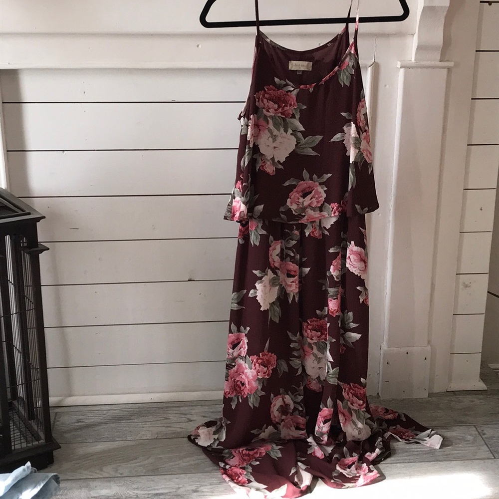 Altard state floral maxi dress size medium